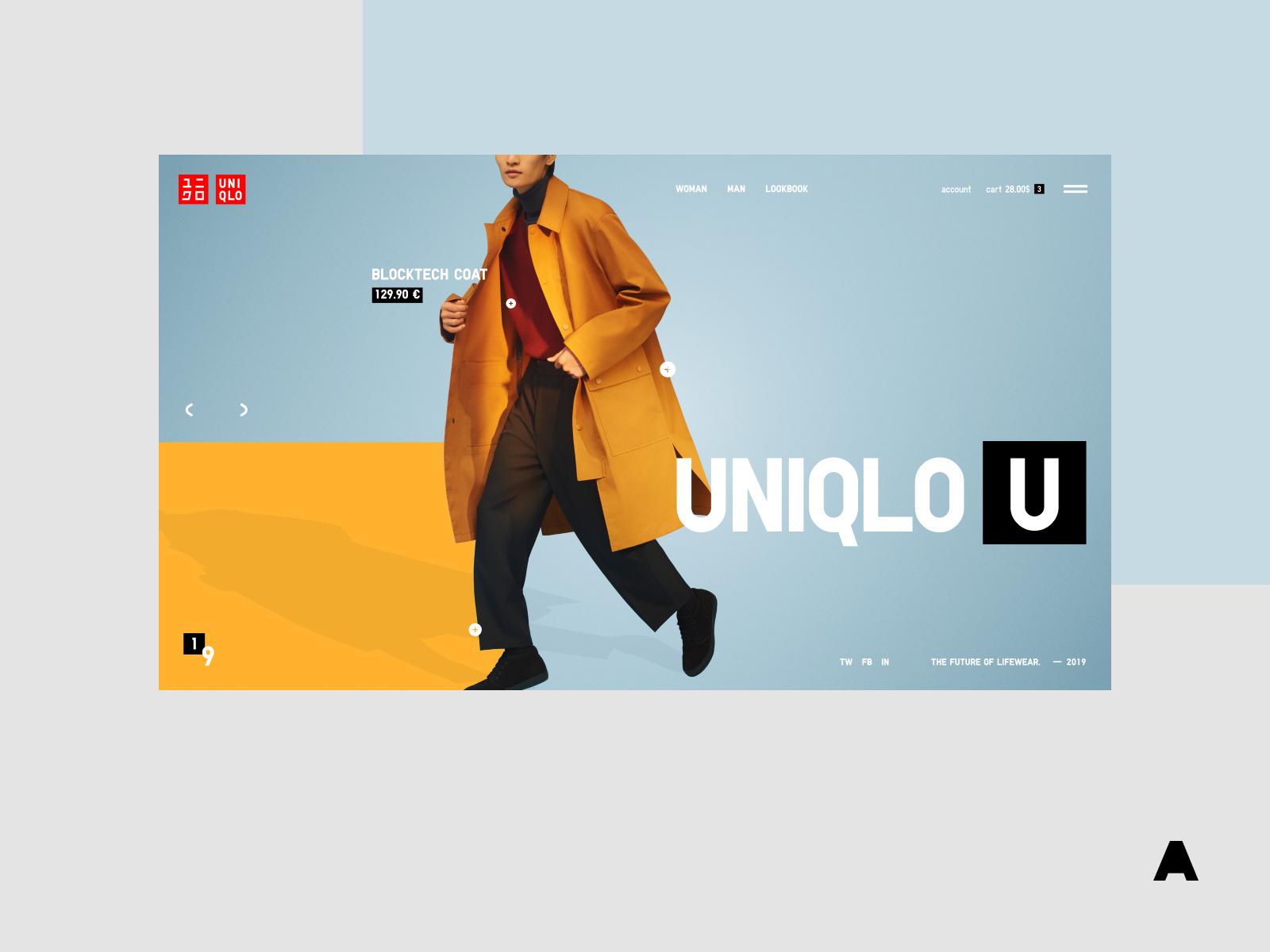 Uniqlo retail design in London  Graphic design inspiration Graphic design  typography Icon design